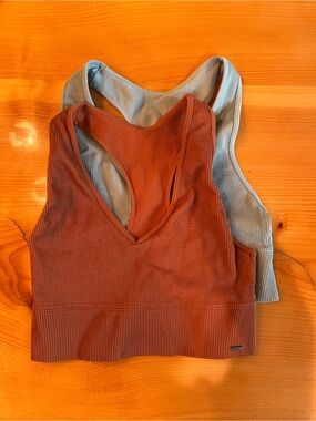 Gilly Hicks Ribbed long line Tank Tops set of 2